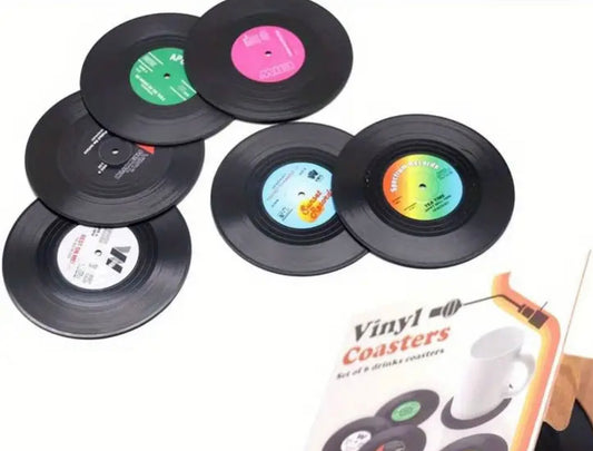 Vinyl Cd Coasters (6pack)