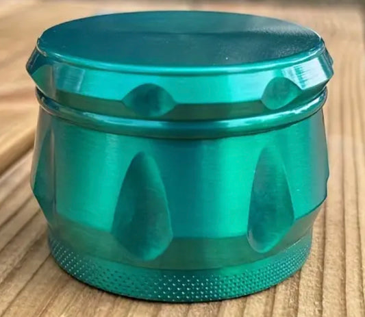 Metal Ridged Grinder (Teal)