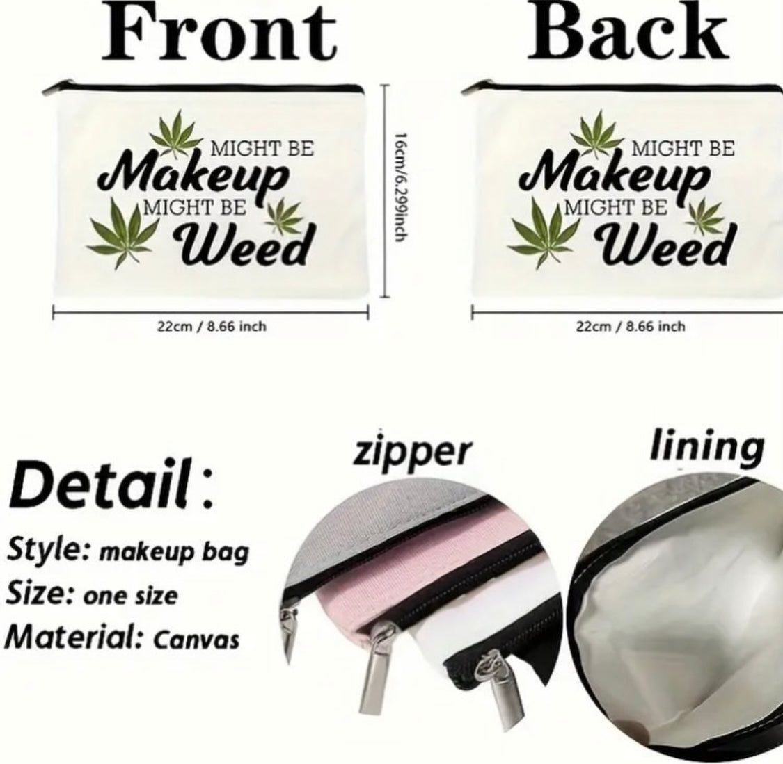 Make Up / Weed bag