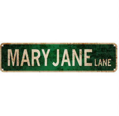 Mary Jane Lane Tin Poster